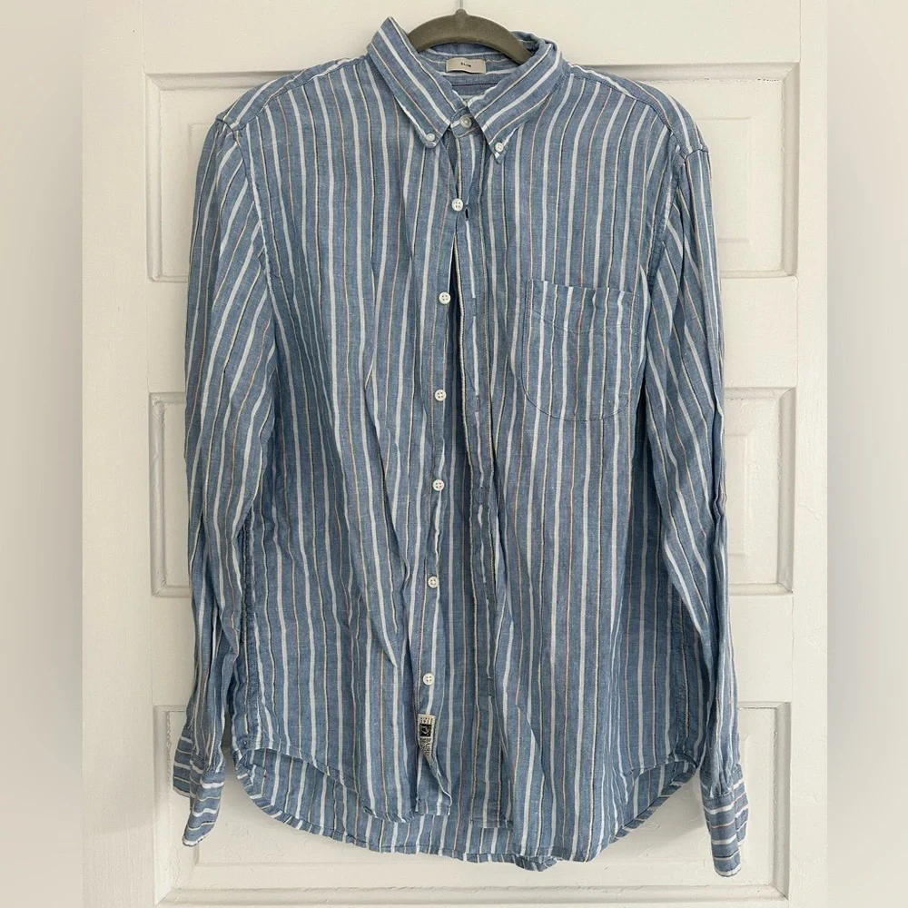 J. Crew linen button down - Picture 1 of 4